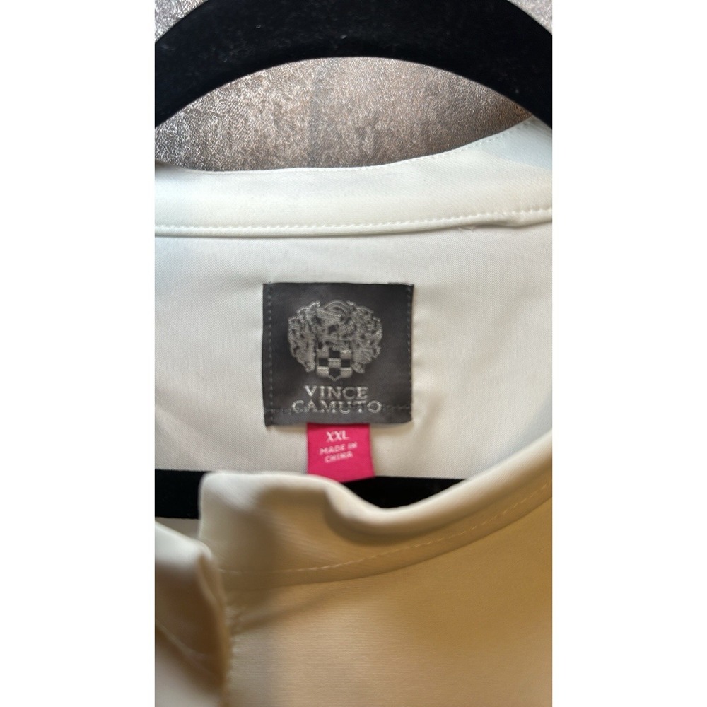 VINCE CAMUTO‎ Soho Stretch Twill Banded Collar LongSleeve Zip Bomber Jacket 2x - Picture 9 of 13